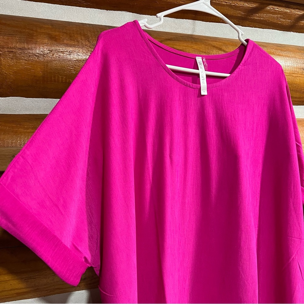 Dear Scarlett Women's Pink Boyfriend style Top medium‎ - Picture 3 of 6
